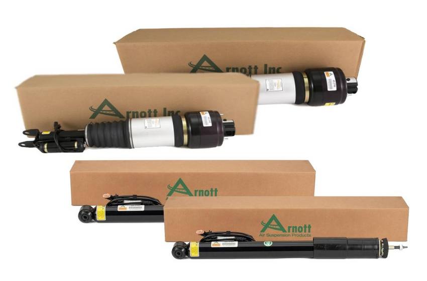 Mercedes Suspension Strut and Shock Absorber Assembly Kit - Front and Rear (with Airmatic and ADS) 211320611380 - Arnott 3998936KIT